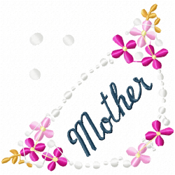 Flowers And Tree Embroidery Design 8